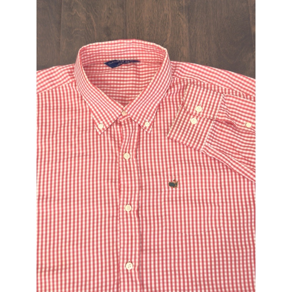 Masters 1934 Berckmans Clubhouse Collection Mens Button Down Shirt Made In Italy